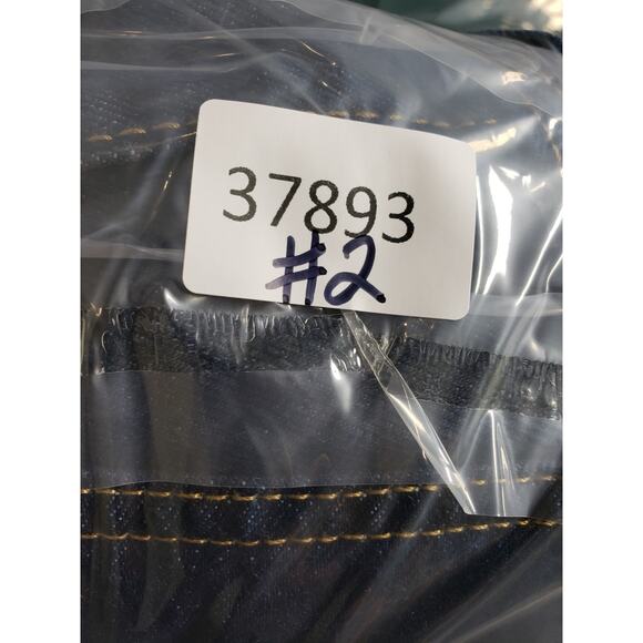 Levis 505 Jeans Size 38x21 Mens Blue Pants Red Tab Denim Relaxed Straight Hemmed - Picture 14 of 14